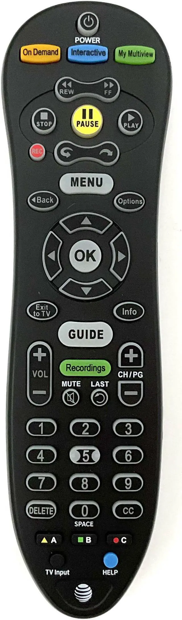 Main image of Replacement Remote Control for AT&T S30-S1A | Compatible with TVs & Audio Devices | Universal Entertainment Remote | Easy Setup | 1 Pack