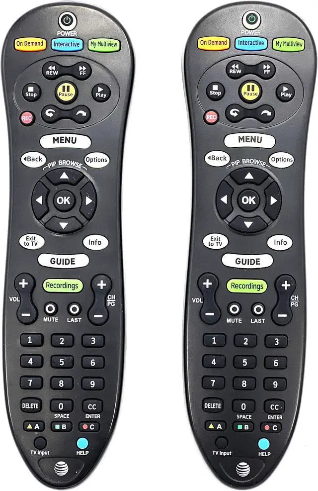 Main image of 2 Pack Replacement Remote Control for AT&T S20 | Compatible with TVs, Cable Boxes & Audio Devices | Universal Entertainment Remote | Easy Setup