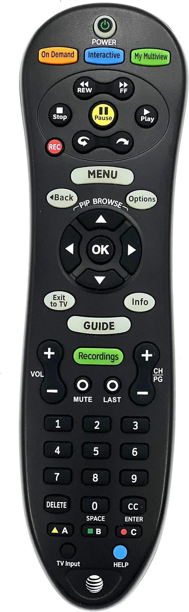 Main image of Replacement Remote Control for AT&T S20 | Compatible with TVs, Cable Boxes & Audio Devices | Universal Entertainment Remote | Easy Setup | 1 Pack