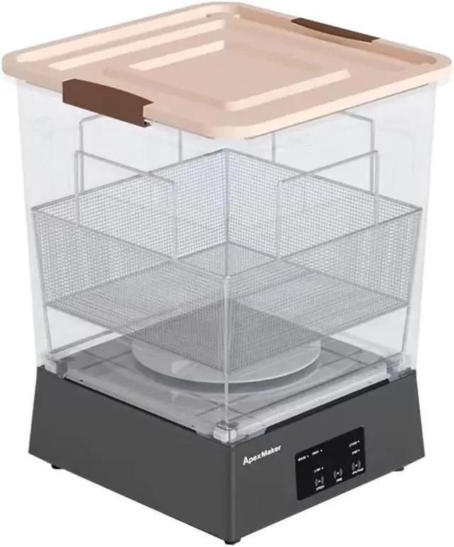Main image of ApexMaker Washing Station, Resin Washing Machine Station for LCD/DLP/SLA 3D Printed Models with 15.75x14.96x11.02 Washing Bucket, 50 Liter Large Volume Cleaning Bucket.