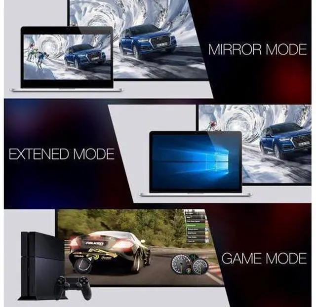 Alt view image 12 of 14 - DisplayPort to HDMI Cable, Hannord [High Speed 4K 30Hz UHD, 2K 60Hz, 1080P 120Hz] Uni-Directional Nylon Braided Gold-Plated DP to HDMI Cord Display Port to HDMI Male Connector - 6Feet