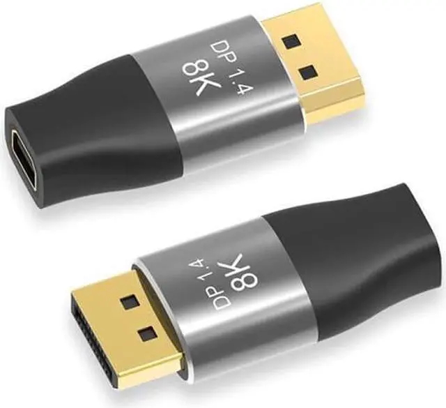 Alt view image 8 of 14 - Displayport to Mini DisplayPort 8K Adapter 2-Pack, BolAAzuL Displayport 1.4 Cable Adapter Bi-Directional MDP to DP/DP Male to Mini DP Female Extender Converter 8K(76804320)@60Hz,4K@144Hz,2K@165Hz