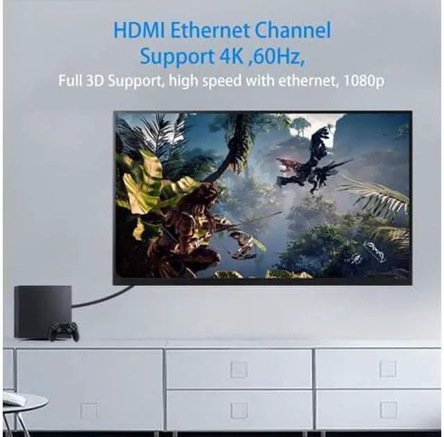 Alt view image 7 of 7 - Micro HDMI to Standard HDMI Cable Micro HDMI to HDMI Adapter Cable Extreme Thin Right Angled Micro HDMI Male to HDMI Male Cable for 1080P 4K UltraHD 3D Ethernet (6 inch/ 15cm)
