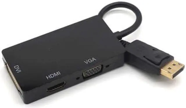 Main image of 3 in 1 DisplayPort DP To HDMI DVI VGA Adapter Cable 1080P Display Port Converter Connector For PC Projector Laptop HDTV
