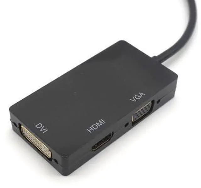Alt view image 6 of 7 - 3 in 1 DisplayPort DP To HDMI DVI VGA Adapter Cable 1080P Display Port Converter Connector For PC Projector Laptop HDTV