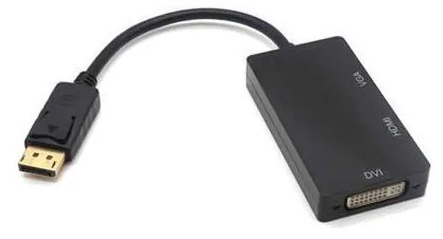Alt view image 7 of 7 - 3 in 1 DisplayPort DP To HDMI DVI VGA Adapter Cable 1080P Display Port Converter Connector For PC Projector Laptop HDTV