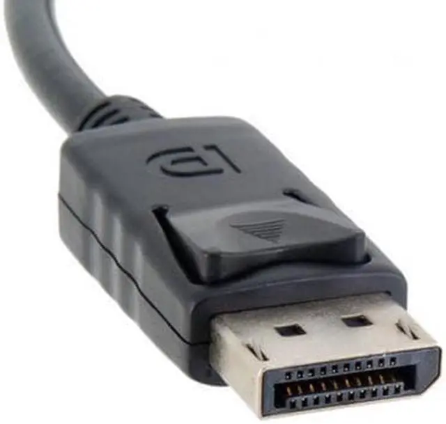 Alt view image 2 of 2 - DP DisplayPort Male to Mini DP DisplayPort Female Cable 20cm for Displays HDTV Monitor DP-048-BK