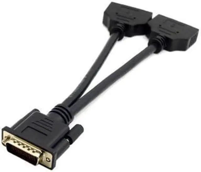 Alt view image 16 of 20 - CableDeconn DMS 59 Pin Dual 2 DVI Monitors, DMS 59 Pin Male to Two DVI 24+5 Female Dual Monitor Extension Cable Adapter for LHF Graphics Card (dus 59 pin Dual dvi)