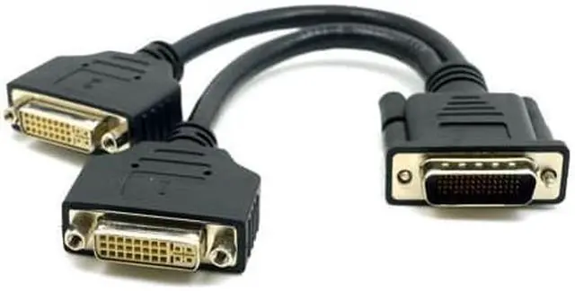 Alt view image 19 of 20 - CableDeconn DMS 59 Pin Dual 2 DVI Monitors, DMS 59 Pin Male to Two DVI 24+5 Female Dual Monitor Extension Cable Adapter for LHF Graphics Card (dus 59 pin Dual dvi)