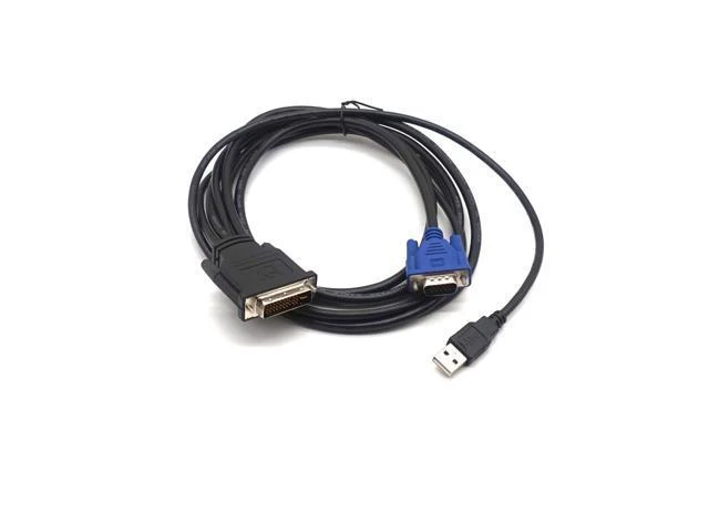 Alt view image 12 of 12 - Weastlinks DVI M1-DA 30+5 pin to VGA Dual link+ USB Projector cable 1.7m