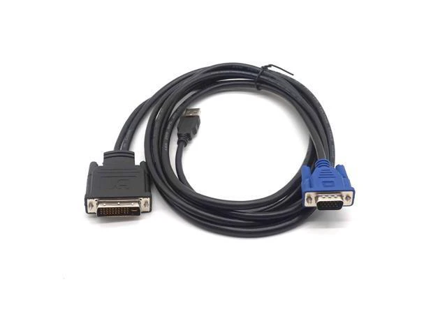 Alt view image 7 of 12 - Weastlinks DVI M1-DA 30+5 pin to VGA Dual link+ USB Projector cable 1.7m