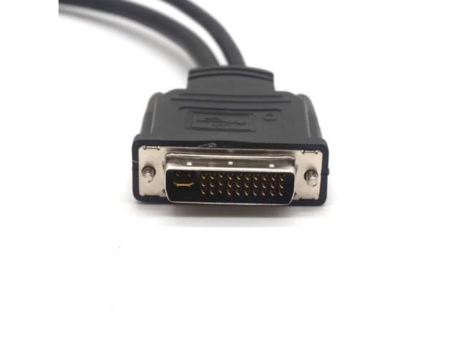 Alt view image 8 of 12 - Weastlinks DVI M1-DA 30+5 pin to VGA Dual link+ USB Projector cable 1.7m