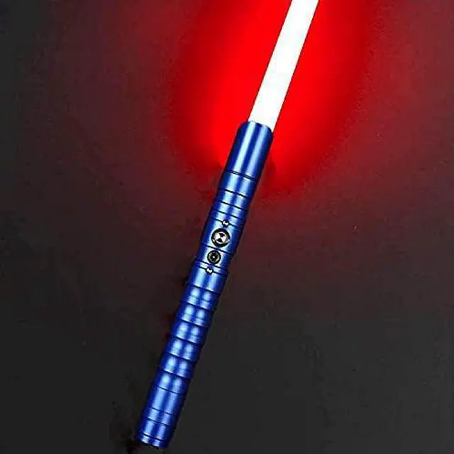 Main image of Lightsaber, color handle, 11 kinds of color-changing lighting, sound effects are very suitable for adults and children's toys lightsabers BlueHandle-redLight
