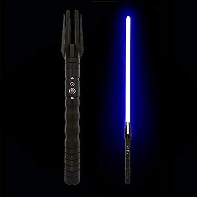 Main image of Lightsaber Heavy Dueling Metal Handle Force FX Lightsaber LED USB Rechargeable Light Sabers For Adults And Kids BlackHandle---blueLight