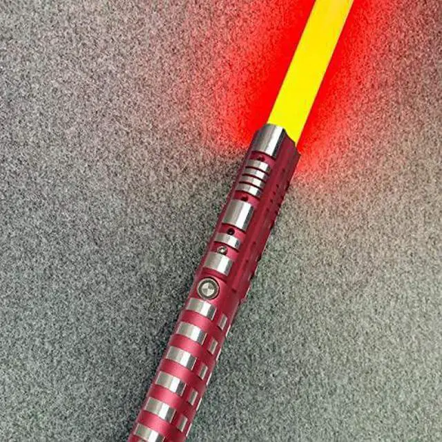 Main image of Lightsaber Star Wars, Replica Toy for Kids Metal Handle USB Charging Removable Real Experience Dueling 940MM 2,red