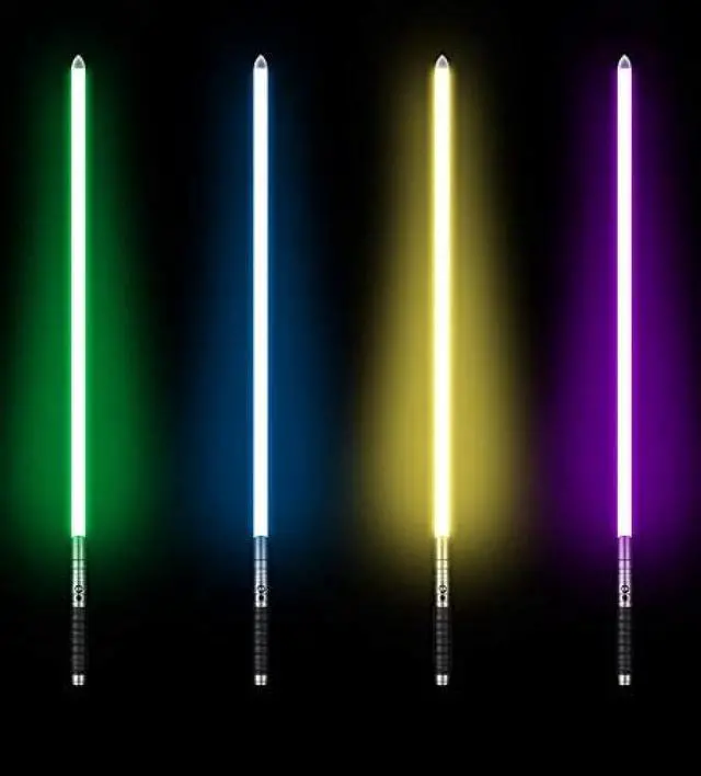 Alt view image 2 of 7 - RGB 11 Colors Changeable Metal Hilt Light Saber with 3 Mode Sound Force FX Dueling Lightsaber GunColorHilt