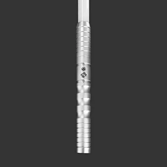 Alt view image 5 of 7 - Dueling Light Saber,Black Series Lightsaber, String Effect,with 3 Realistic Blaster Sound Mode and Flashes,USB Charging,Detachable SilverHilt