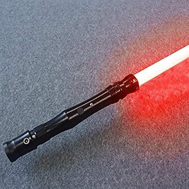 Main image of Rechargeable Metal Lightsaber, Detachable Blade, Bright Sound And Led Light BlackHandle---redLight