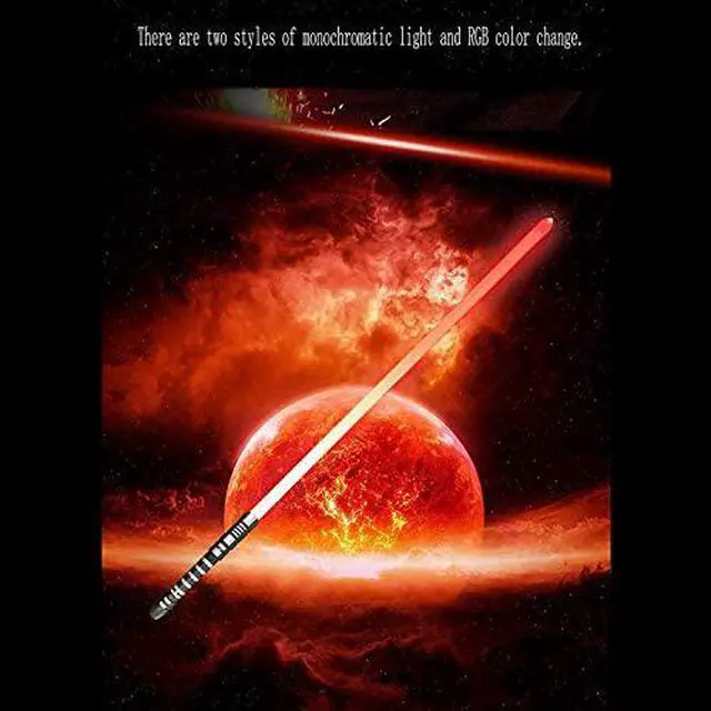 Alt view image 6 of 8 - luminous sound toy gift cosplay toy lightsaber RGB color change