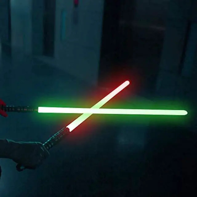 Alt view image 4 of 8 - luminous sound toy gift cosplay toy lightsaber RGB color change