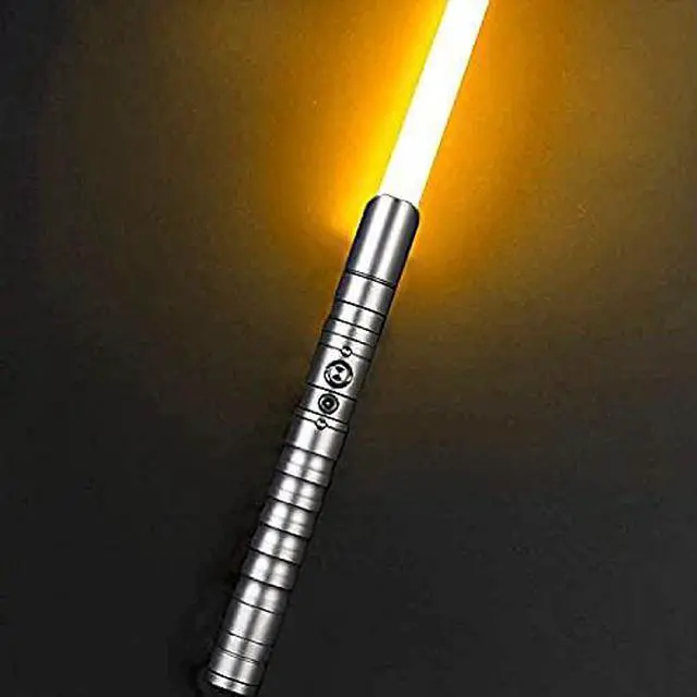 Alt view image 2 of 2 - Lightsaber, Children'S Toy Sword Parent-Child Lightsaber Glowing Sword With Black Metal Hilt, 11 Color Changing Lighting, Sound Effects Ideal For Adult Kids Toys Light Saber BlackHandle