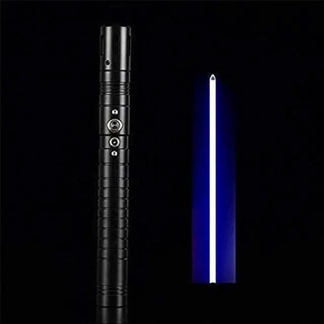 Alt view image 2 of 2 - Lightsabers USB Charging Force Lighting Saber Sound Metal Handle Sword Glowing Toy Children Gift Holiday Party Cosplay Props (Golden Light) Blu-ray