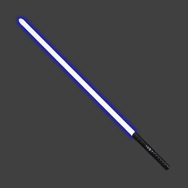 Alt view image 6 of 6 - Lightsaber Force FX Metal Aluminum Hilt, Black Series RGB LED Light Saber Heavy Dueling Blaster Sound Black