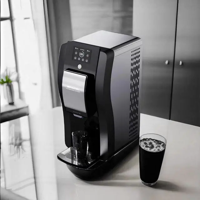 Alt view image 3 of 7 - 50KG/Day Commercial Ice Maker Machine, 3.5KG Storage, Diamond Chewable Ice, 4 Ice Out Modes, Auto-Clean, Intelligent Panel, Energy Saving, Ideal for Home Bar Cafe Restaurant