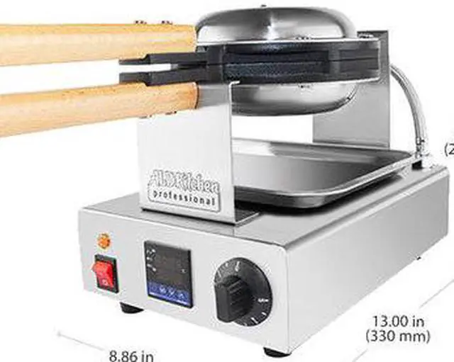Alt view image 2 of 7 - Bubble Waffle Maker | Egg Waffle Maker | Professional Rotated Machine | Improved Digital Thermostat