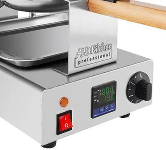 Alt view image 4 of 7 - Bubble Waffle Maker | Egg Waffle Maker | Professional Rotated Machine | Improved Digital Thermostat