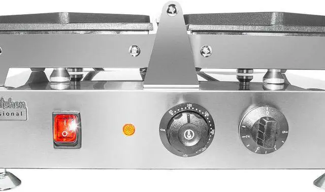 Alt view image 4 of 7 - Bubble Waffle Maker | Swing Type Bubble Waffle Iron | Improved Manual Thermostat | Nonstick Coating