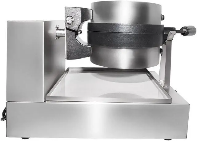 Alt view image 7 of 7 - AR-HWB1A Belgian Waffle Maker Commercial | Waffle Iron with 360° Rotating Mechanism | Stainless Steel