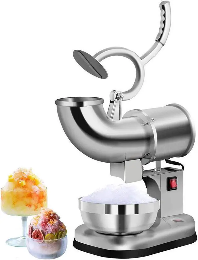 Main image of A-FSX10 Commercial Shaved Ice Machine | Ice Crusher for Snow Cones and Frozen Drinks | Stainless Steel