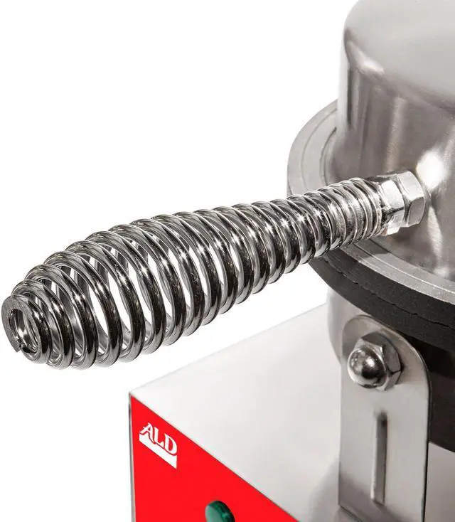 Alt view image 7 of 7 - AR-HCB2_Red Waffle Cone Maker | Commercial Double Waffle Cone Iron | Stainless Steel | Nonstick Coating | Manual