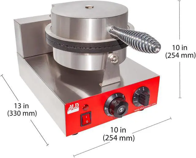 Alt view image 2 of 7 - AR-HCB1 Waffle Cone Maker | Commercial Waffle Roll Maker | Nonstick Coating| Stainless Steel | 1.2kW