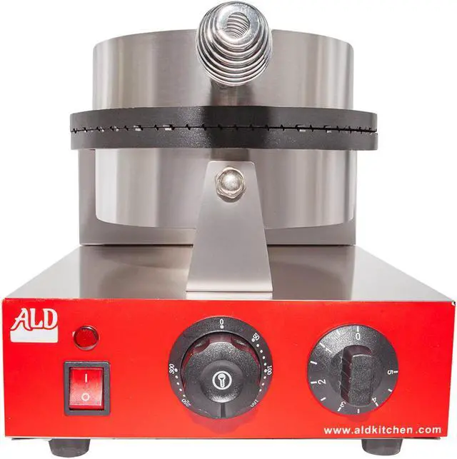 Alt view image 5 of 7 - AR-HCB1 Waffle Cone Maker | Commercial Waffle Roll Maker | Nonstick Coating| Stainless Steel | 1.2kW