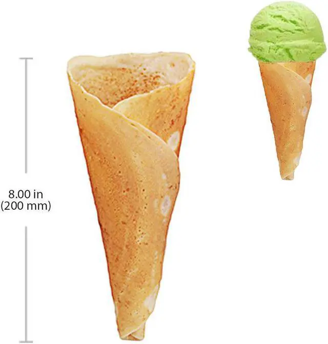 Alt view image 3 of 7 - AP-603 Waffle Cone Maker | Commercial Double Waffle Roll Maker | Stainless Steel | Nonstick Coating | 2kW
