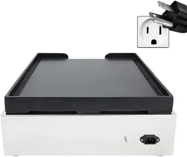 Alt view image 3 of 7 - AP-445 Electric Griddle | Teppanyaki Grill with Nonstick Coating