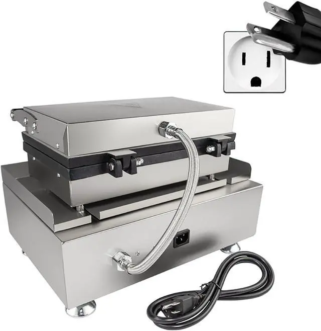 Alt view image 4 of 7 - AP-528 Corn Dog Maker Commercial | 6 Waffles on Sticks | Nonstick