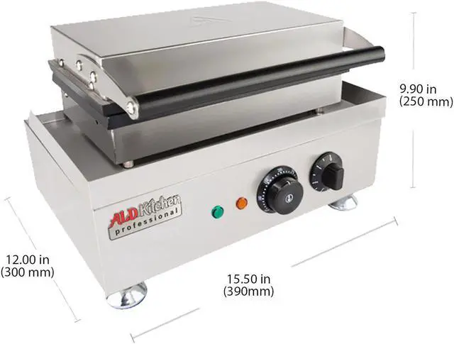 Alt view image 2 of 7 - AP-528 Corn Dog Maker Commercial | 6 Waffles on Sticks | Nonstick