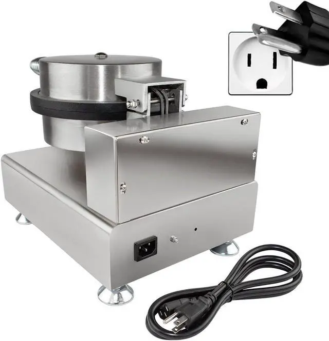 Alt view image 4 of 7 - AP-598 Ice Cream Waffle Cone Maker | Commercial Flat Waffle Cone and Egg Rolls Machine | Nonstick