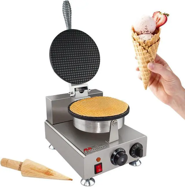 Main image of AP-600 Waffle Cone Maker | Commercial Ice Cream Cone Maker | Stainless Steel | Nonstick | Manual Control