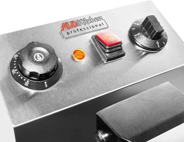 Alt view image 4 of 7 - A-BW311_110 Bubble Waffle Maker | Square-Shaped Bubble Waffle Iron with Improved Manual Thermostat | Nonstick