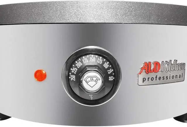 Alt view image 4 of 7 - AP-541 Poffertjes Maker | Round Electric Poffertjes Pan | Stainless Steel | 50+ Round-Shape Dutch Pancakes