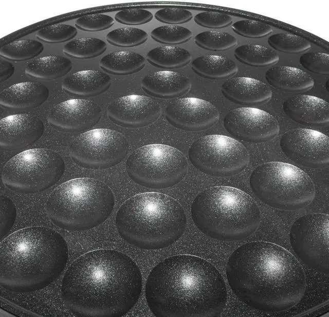 Alt view image 5 of 7 - AP-541 Poffertjes Maker | Round Electric Poffertjes Pan | Stainless Steel | 50+ Round-Shape Dutch Pancakes