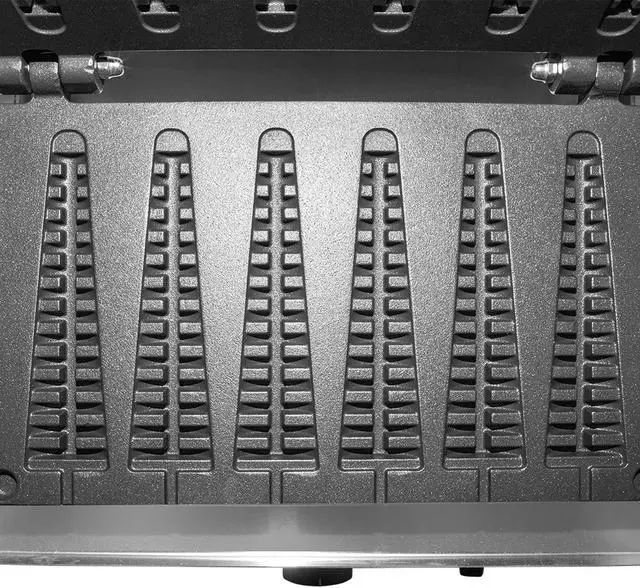 Alt view image 6 of 7 - AR-118D Waffle Stick Maker | 6 Tree Waffles on a Stick | Stick Waffle Maker | Stainless Steel