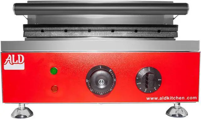 Alt view image 5 of 7 - AR-118D Waffle Stick Maker | 6 Tree Waffles on a Stick | Stick Waffle Maker | Stainless Steel