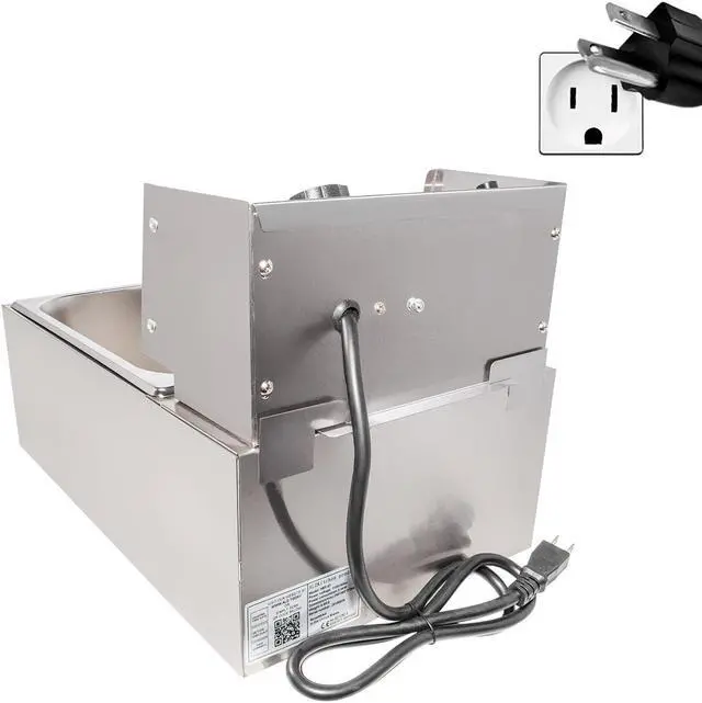 Alt view image 5 of 7 - AR-HEF81 Deep Fryer | 1-Basket Electric Fryer for Commercial Use | Stainless Steel | 6 L Capacity