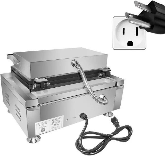 Alt view image 4 of 7 - AR-226 Taiyaki Machine Commercial | Fish Shaped Waffles Taiyaki Maker | 6 Waffles | Stainless Steel