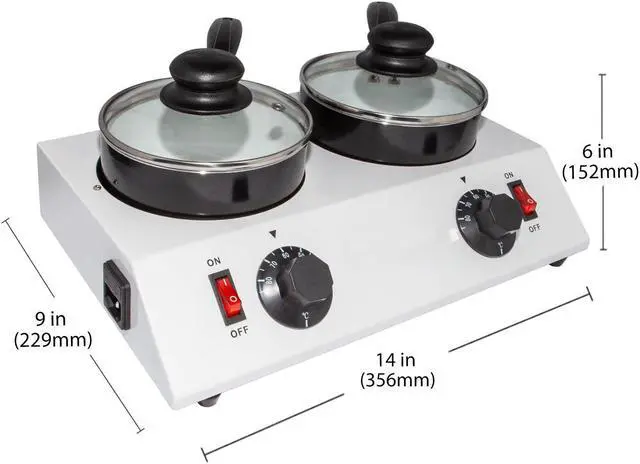 Alt view image 2 of 7 - GR-D20048 Chocolate Melting Machine | Double Hot Pot for Food Warming | Electric Fondue | Manual